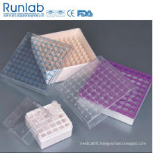 1ml to 2ml Cryovial Tube Storage Boxes with 100 Wells